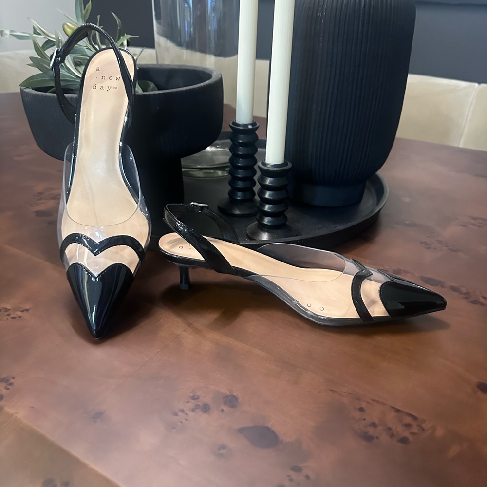 A New Day Black Heels Elegant Sophistication